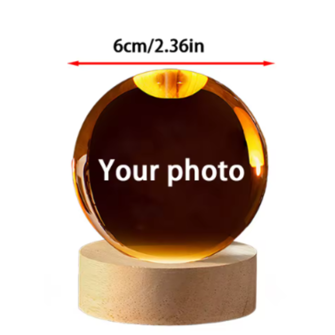 Esfera de cristal Personalizable