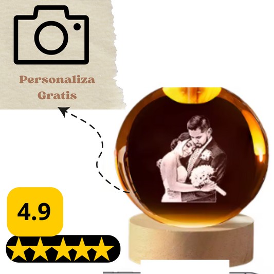 Esfera de cristal Personalizable
